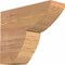 Ekena Millwork Crestline Smooth Rafter Tail, Western Red Cedar, 3 1/2"W x 10"H x 12"L RFT04X10X12CRE00SWR - alternate 1